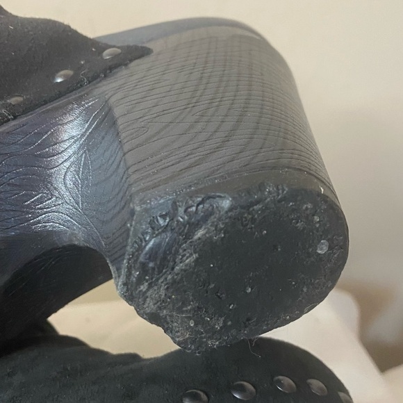 Dansko black suede clogs sz 7.5 - Picture 9 of 9